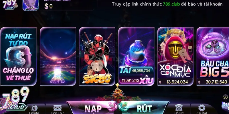 Nền tảng cung cấp trò chơi đơn giản, thanh toán nhanh